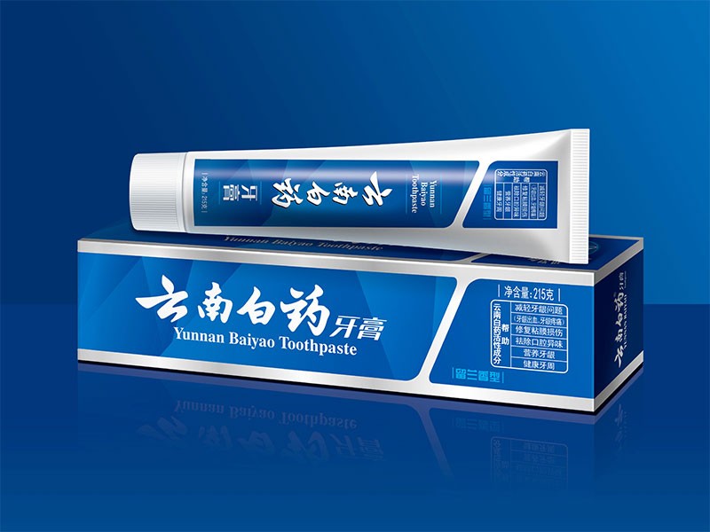 云南白药牙膏留兰香型